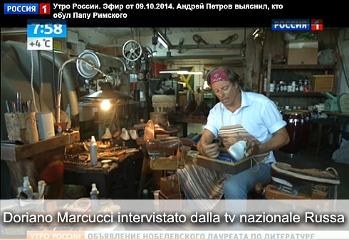 Doriano Marcucci intervistato dalla tv nazionale Russa